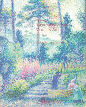 Item #71-3312 Impressionist and Modern Art, Day Sale (Sale LORENZO-7059). 22 June 2005....