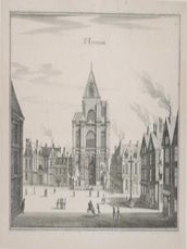 Item #71-3331 St. Eustache. 17th Century French Engraver