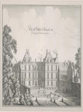 Item #71-3333 Prosp. de ‘Hotel de Chevreuse (rue Saint-Thomas-du-Louvre). Jean Marot, After