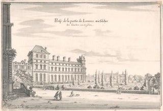 Item #71-3340 Prosp. de la partie du Louvre. wie solcher im Garten anzusehen. Jean Marot, After