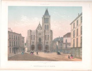 Item #71-3390 Environs de Paris: Cathedrale de St. Denis (No. 42). Aubrun, Godard Q. des...