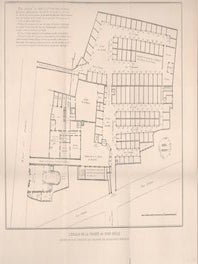 Item #71-3406 Map-L’Enclos de la Trinite au XVIII Siecle., d’apres un plan conserve aux...