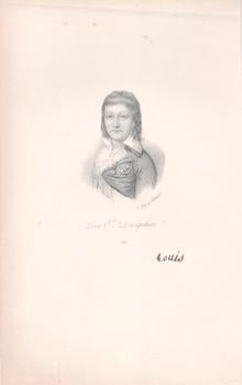 Item #71-3457 Louis XVII, Louis Charles de Bourbon, Dauphin of France (1785-1795). Delpech