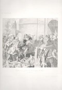 Item #71-3462 Valenciennes prise d’Assaut par le Roi Louis XIV, 17 Mars 1677. Jean-Paul Alaux,...