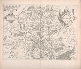 Item #71-3503 Map-Hannonia, pays de Haynault Tenu de Dieu et du Soleil. 17th century, Engraver
