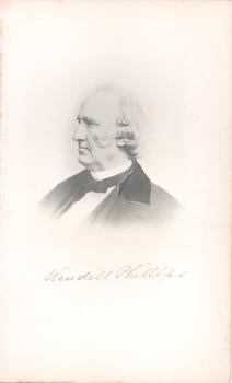 Item #71-3591 Portrait of Wendell Phillips (American abolitionist, 1811-1884). 19th Century Artist