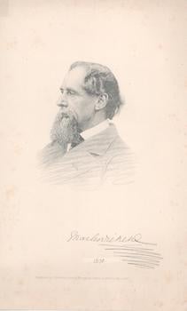 Item #71-3596 Portrait of Charles Dickens (English writer and social critic, 1812-1870). J. H....