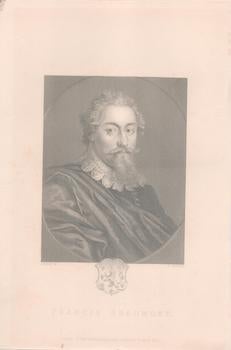 Item #71-3615 Portrait of Francis Beaumont (English dramatist of Renaissance theater, 1584-1616)....