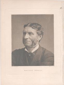 Item #71-3617 Portrait of Matthew Arnold (English poet and cultural critic, 1822-1888). Elliott,...