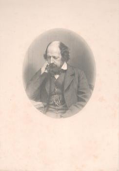 Item #71-3647 Portrait of Alfred Lord Tennyson (English poet laureate, author of Ulysses,...