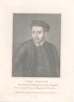 Item #71-3702 Portrait of John Skelton, Poet Lauret to King Henry the Eighth (1460-1529). 18th...