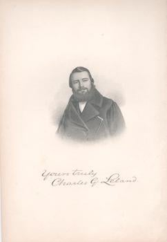 Item #71-3728 Portrait of Charles Godfrey Leland (American humorist and folklorist, 1824-1903)....