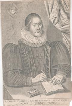 Item #71-3742 Portrait of James Ussher (Church of Ireland Archbishop of Armagh and Primate of All...