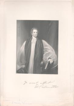 Item #71-3746 Portrait of Bishop Daniel Wilson (English Bishop of Calcutta, 1778-1858). 19th...