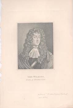 Item #71-3779 Portrait of John Wilmott, Earl of Rochester (Engish poet and courtier, 1647-1680)....