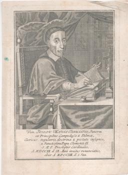 Item #71-3798 Portrait of Giuseppe Maria Tomasi (Cardinal Giuseppe Tomasi di Lampedusa). (Italian...