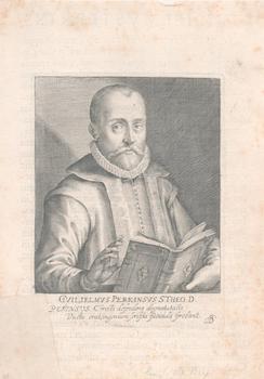 Item #71-3805 Portrait of William Perkins (English theologian, 1558-1602). 17th Century Engraver,...