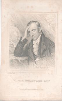 Item #71-3806 Portrait of William Wordsworth (English Romantic poet, 1770-1850). R. Carruthers,...