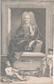 Item #71-3875 Portrait of Johann Gottfried von Meiern (German jurist, publisher, and archive...