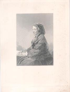Item #71-3931 Portrait of Harriet Beecher Stowe (American author and abolitionist, 1811-1896)....