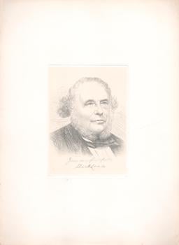 Item #71-3973 Portrait of Mark Lemon (English founding editor of both Punch and The Field, writer...