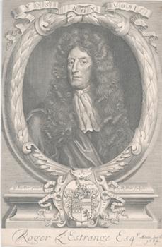 Item #71-3983 Portrait of Roger L’Estrange (English pamphleteer, 1616-1704). Godfrey Kneller,...