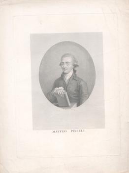 Item #71-3991 Portrait of Maffeo Pinelli (Venetian bibliophile, 1736-1785). Francesco Bartolozzi,...