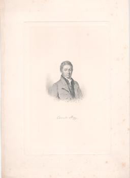 Item #71-4001 Portrait of Edward Skegg (English book collector, died 1842). 19th Century Engraver