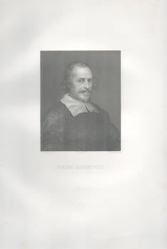 Item #71-4105 Self-Portrait of Pietro Berrettini (1596-1669), from Imperiale e Reale Galleria di...