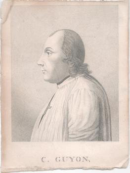 Item #71-4152 Portrait of Claude-Marie Guyon (French historian, ecclesiastical and literary...