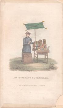 Item #71-4233 An Itinerant Bookseller, illustration in Henri-Leonard-Jean-Baptiste Bertin and...
