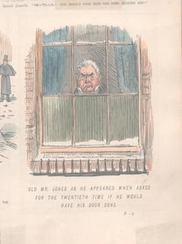 Item #71-4292 Old Mr. Jones as he appeared when asked for the twentieth time if he would have his...