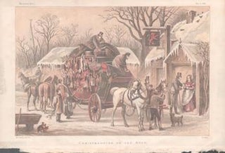 Item #71-4307 Christmas-Tide on the Road, from “The Leisure Hour”. George Cruikshank