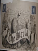 Item #71-4377 1870 The World, 19th Century Artist