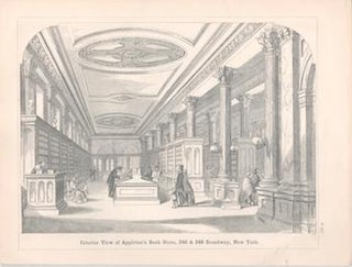 Item #71-4458 Interior View of the Principal Sales-Room of D. Appleton & Co.’s Bookstore, 346...