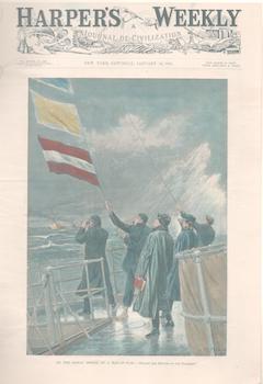 Item #71-4461 On the Signal Bridge of a Man-of-War.--”Follow the Motions of the Flagship!”....