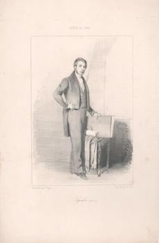 Gigoux, Jean-Francois (French, 1806-1894) - Xavier Sigalon (Salon de 1841). (Beraldi 164)