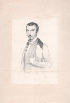 Gigoux, Jean-Francois (French, 1806-1894) - Portrait of a Gentlemn (Not in Beraldi)