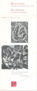 Item #71-4871 Morris Louis: The Charred Journal Series, 1951. Rico Lebrun: The Holocaust...