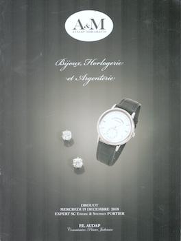 Item #71-5340 Bijoux, Horlogerie et Argenterie. (Auction at Drouot, Paris, 19 December 2018)....