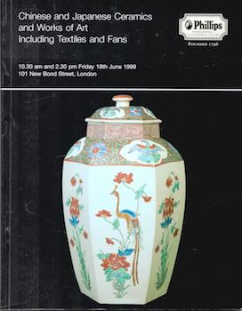 Item #71-5504 Chinese and Japanese Ceramics and Works of Art, including Textiles and Fans. 18...