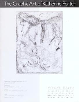 Item #71-5540 The Graphic Art of Katherine Porter. (Exhibition at Wiegand Gallery, College of...