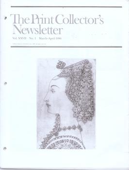 Item #71-5594 The Print Collector’s Newsletter. Vol. XXVII, No. 1. March - April 1996....