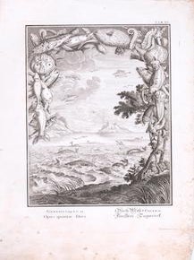 Item #71-5601 Opus quintae Diei. T.A.B. XV., from ”Physica Sacra”. Johann August Corvinus,...