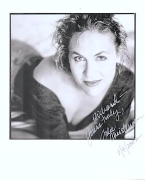 Item #71-5646 Portrait of Julie Christensen (Singer and songwriter). Julie Christensen