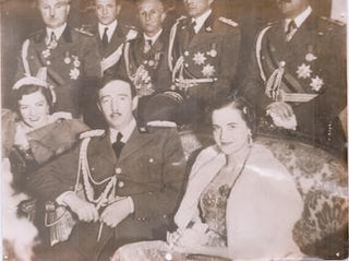 Item #71-5664 King Zog of Albania with his future wife, the Hungarian countess Geraldine Apponyi....