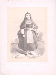 Item #71-6317 Donna delle vicinanze di Salamanca. Clerman, At. Pannemaker, Engravers