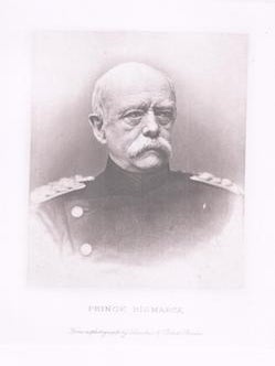 Item #71-6472 Portrait of Prince Otto von Bismarck. Loescher, Petsch