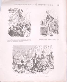 Item #71-6527 Consequences of the London Exhibition of 1862, from ‘Two Hundred Sketches,...