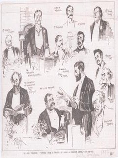 Ye Old Volumes: &lsquo;United once a month to form a perfect sette.&rsquo;. 19th Century Artist.